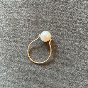 GUMBALL PEARL RING Size 8 Gold
Catbird Jewelry